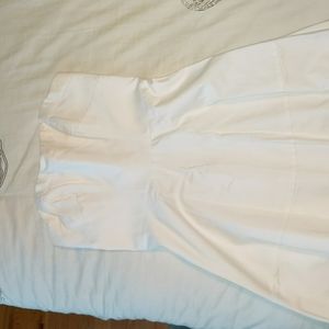Express Strapless White Skirt